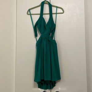 BCBG MAXAZRIA Emerald Green Cocktail Dress